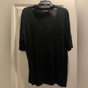 Oversized low neckline ZARA tee